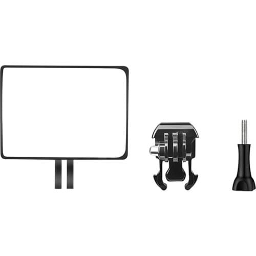 Double-sided Cold Shoe Port Connection Interface Self-portrait Mirror Compatible for G opro Sports Camera Accessories