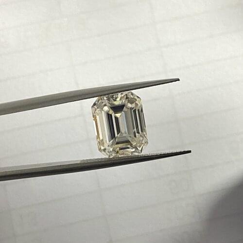 Meisidian100% Pass Positive Diamond Tester 3 Emerald Cut 4 Carat 8x10mm D VVS1 Loose Moissanite Lab Diamond