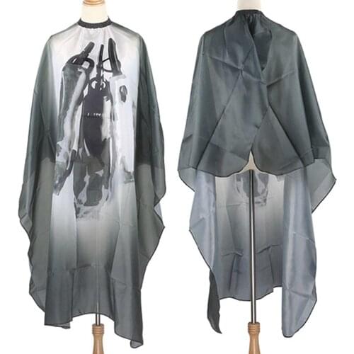 Transparent Adult Kids Salon Hair Cut Hairdressing Barbershop Hairstylist Cape Gown Waterproof Barbers Cover Cloth Covers