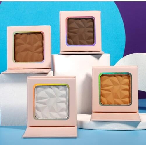 New 4 Colors Mini Monochrome Contour Palette Private Label Brighten Cosmetics Contouring Powder Bronzer Makeup Concealer No Logo