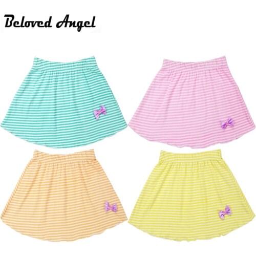 2018 Brand New Stripe Girls Skirts Children Kids Clothes Teenager Girl Bow Tutu Skirt Party Wear Baby Princess Clothing 1-16Year