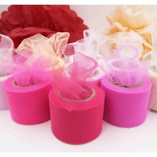 22M Colorful Shiny Crystal Tulle Roll Organza Sheer Gauze DIY Girls Tutu Skirt Gift Wedding Party Decor Baby Shower Decor Supply