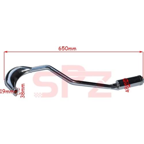 Suitable for small Apolonia exhaust pipe muffler 2 stroke 49CC hand start exhaust pipe small off-road motorcycle parts