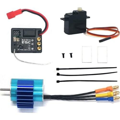 Brushless Motor ESC Receiver Servo Set for SG 1603 SG 1604 SG1603 SG1604 1/16 RC Car Upgrade Parts Accessories