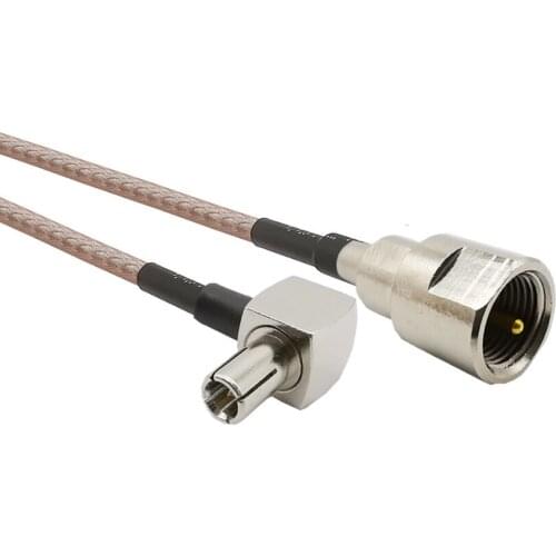 FME Male Plug To TS9 Right Angle Connector RG316D Double Shield Cable Pigtail FME to TS9 Male Adapter For HUAWEI Network Card