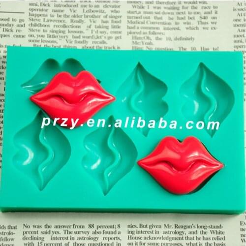 Fondant Silicone Mold Cake Decorating Lips Molds Silica Gel DIY Valentines Day Chocolate Sexy Moulds Silicone Rubber PRZY