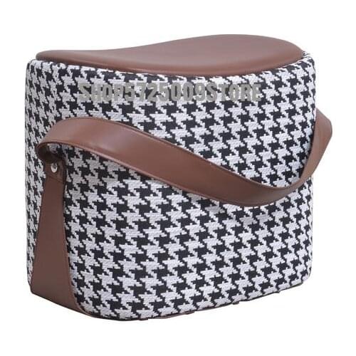 Nordic Portable Saddle Stool Simple Modern Sofa Stool Creative Shoe Stool Home Low Stool Adult Stool Net Red Stool