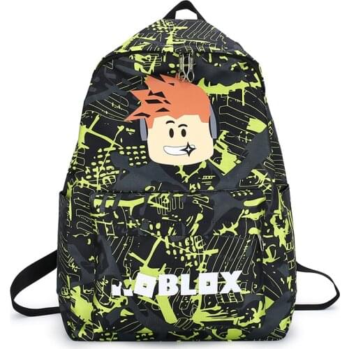 Student College Style Backpack School Bag mochila mujer Game Related Cartoon Cute Canvas backpack Mens And Womens Casual Bag