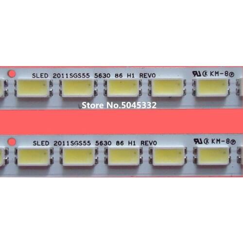 617mm LED Backlight Lamp strip 86leds For LCD TV Samsung LTA550HQ14 SSL550-3E2A