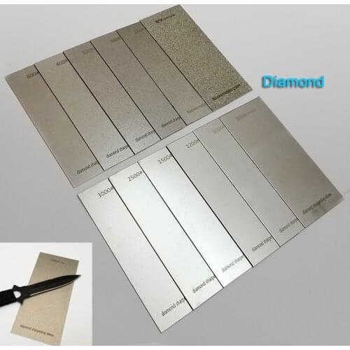 Diamond professional knife sharpener sharpening stone 80 240 600 1000 2000 3000 grit grinding stones