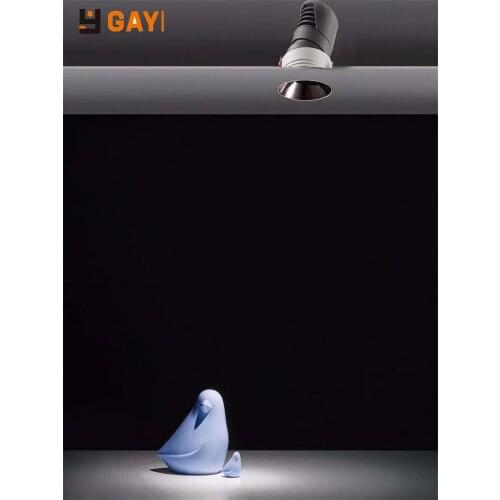 High Grade Downlight 15W 20W Anti-Glare Concentrate Rotatable Ceiling Embedded Spotlight Left and Right 60 Degree Adjustable