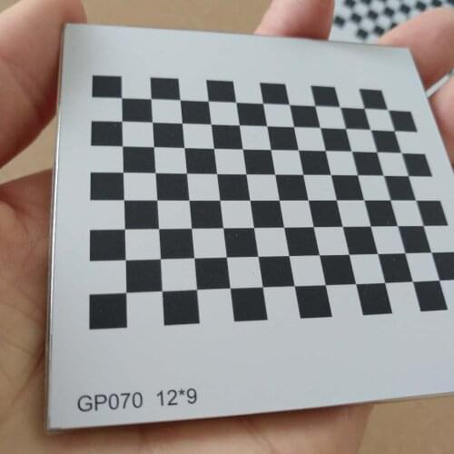 High Precision 12*9 Grid Series Aluminum Calibration Board Checkerboard Float Glass Substrate