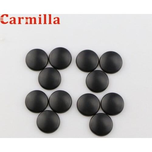 Carmilla Car Door Lock Screw Protection Stickers Cover Waterproof for Ford Focus Everest Explorer Ranger Raider Endeavour