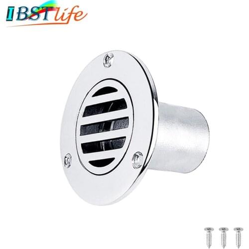1.5 inch 38mm Marine Grade Stainless Steel 316 Boat Floor Deck Drain for Boat Yacht Deck Drainage Hardware Rowing Accessories