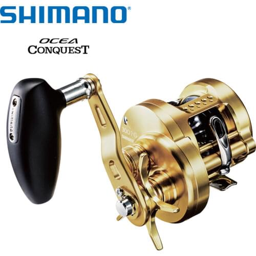 16 SHIMANO OCEA CONQUEST JIGGING MODE Original 7-10 (KG) Drag HAGANE BODY 8+1BB for Big Game Fishing Saltwater Fishing Reel