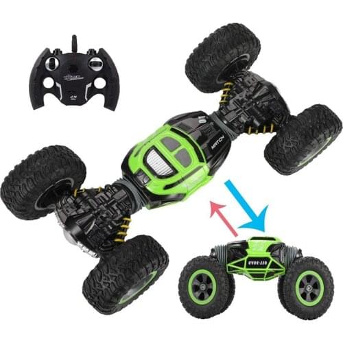 2.4Ghz 4WD Remote Control Electric Crawl Off Road Truck High Speed Racing Climbing RC Monster Vehicle RC Transform Stunt Car33cm