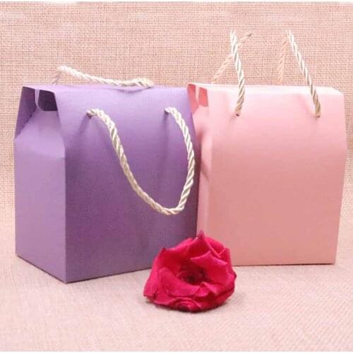 20pcs 2018 hot sale New DIY Candy Box Gift BOX 6Colours Wedding Favourate Box For Card Cookies 8.9x10.5x6.7cm Wedding Cake Box