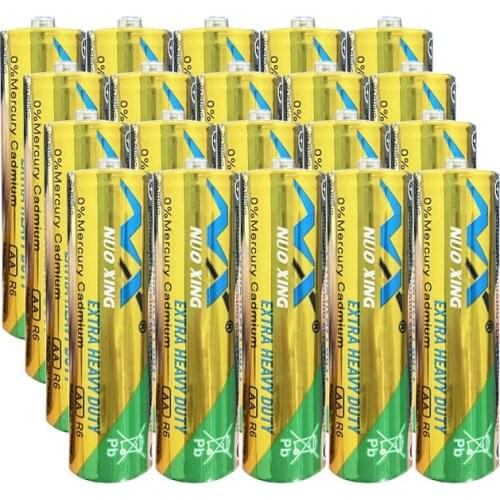 40pc pack) NX 20Pcs R03P 1.5V AAA Battery 20Pcs 1.5V AA Batteries R6P 2A/3A carbon Single Use Battery Thermometer battery