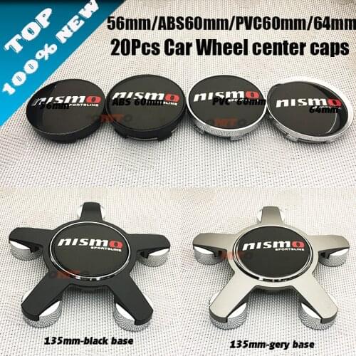 20pcs/set Auto Car Center Cap Logo 56mm 60mm 64mm 135mm Car Wheel Center Hub Cap Emblem Dust-proof Badge Sticker Emblem Logo