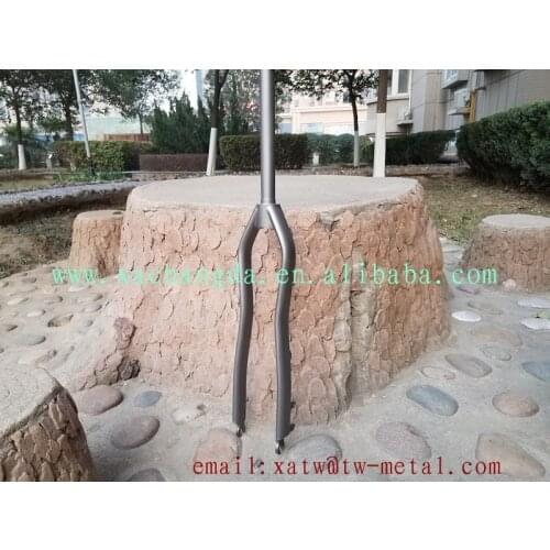 2017 new design !! titanium mountain bicycle fork titanium MTB front fork 29er