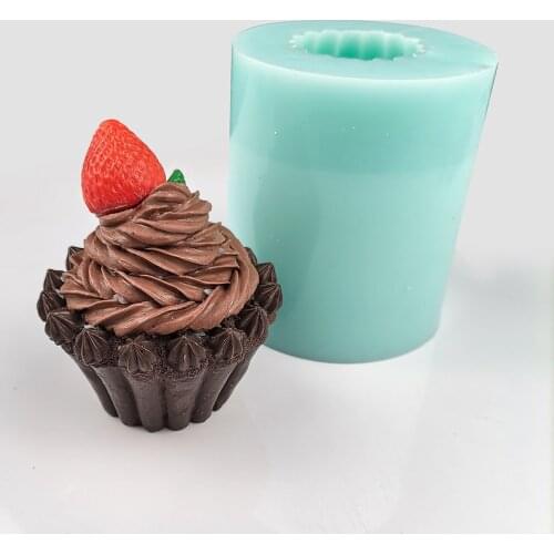 3D ice cream cup silicone soap candle mold ice cream cup decoration mold DIY handmade craft soap mold
