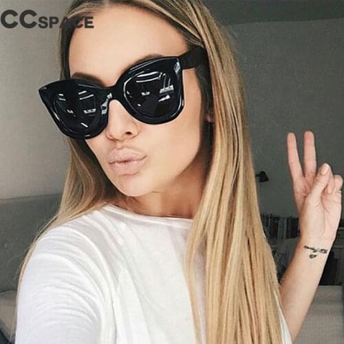 45047 Metal Rivet Sunglasses For Women Cat Eye Brand Designer Glasses Lady Fashion Eyewear UV400 Protection