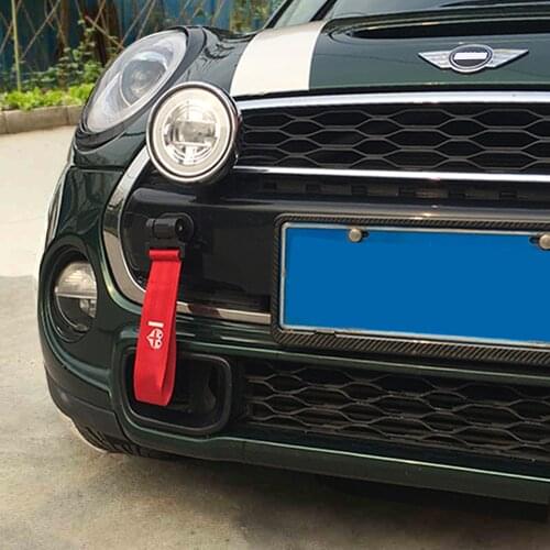 Car Styling Trailer Rope Towing Hook Exterior Decoration For Mini Cooper JCW One R55 R60 F54 F55 F60 Countryman Car Accessories