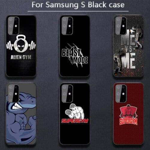 Fitness gym Phone Case for Samsung S20 plus Ultra S6 S7 edge S8 S9 plus S10-5G lite 2020 S10E