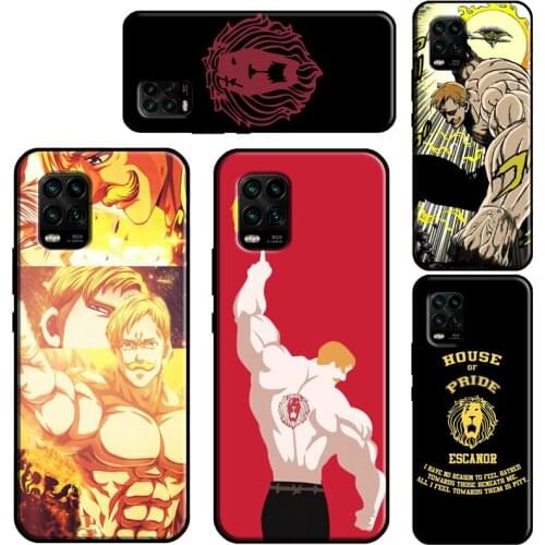 Escanor Seven Deadly Sins For Xiaomi Mi 11 Lite Case 11 Ultra 10T Pro POCO X3 M3 Pro F3 Cover For Xiaomi Mi 11 Case