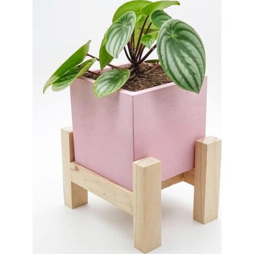 Big Size Concrete Square Pot Molds 15cm Round Terrazzo Flower Pot Silicone Mold Large Cement Potted Molds