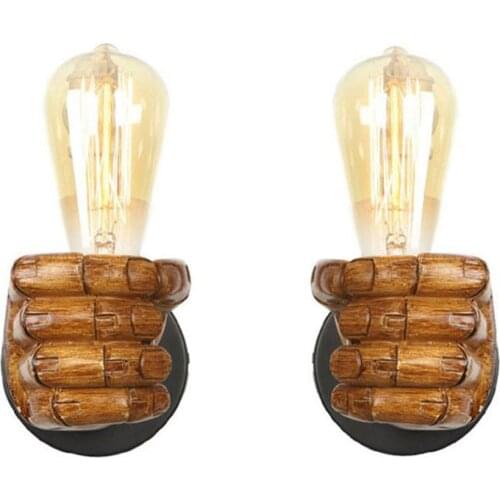 Art Decor E27 Bedside Wall Light Left Hand Right Hand Bedroom Reading Lamp Black and Coffee Color Lampen Wandlamp Industrieel