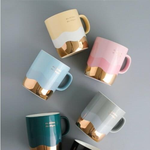 Cute Funny Coffee Mugs Ceramic Personalized Reusable Coffee Cup Creative Bone China Tazas Originales Home Drinkware QOO50MK