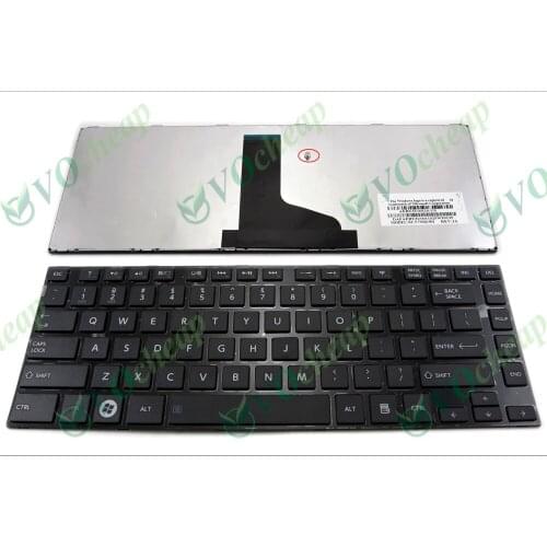 New US Laptop keyboard for Toshiba Satellite C800 C800D L800 L830 L805 L840 L845 L840D L845D Black with Frame - 9Z.N7SSQ.001