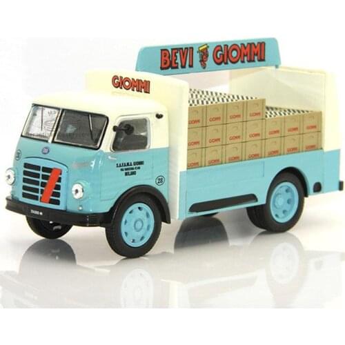 OM LEONCINO VAN GIOMMI 1975 turquoise & Gray Altaya DieCast Car & trucks scale 1:43