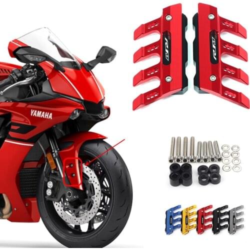 Motorcycle Front Fender Side Protection Guard Mudguard Sliders For YAMAHA YZF R1/R1M/R1S Accessories universal