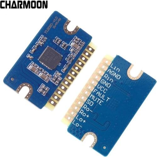 Mini Stereo Audio Amplifier Board Dual Channel AMP Module Amplifier Module V1.0 Dual Channel Class For YL2020 2X20W 12V 24V