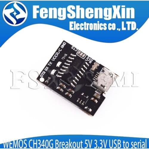 WEMOS CH340G Breakout 5V 3.3V USB to serial Module USB to TTL module to serial port
