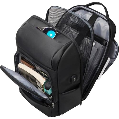 2021 New Anti-thief Waterproof Men Backpacks Multifunctional Fashion 17.3 Inch Laptop Backpack USB Charging Travel Bag Mochila