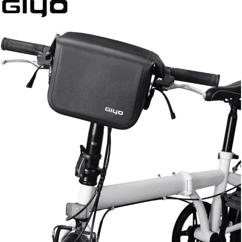 GIYO Waterproof Bicycle Handlebar Bag Quick Release Bicycle Pannier Front Frame Storage Cycling Basket Bag For Bike Accessories