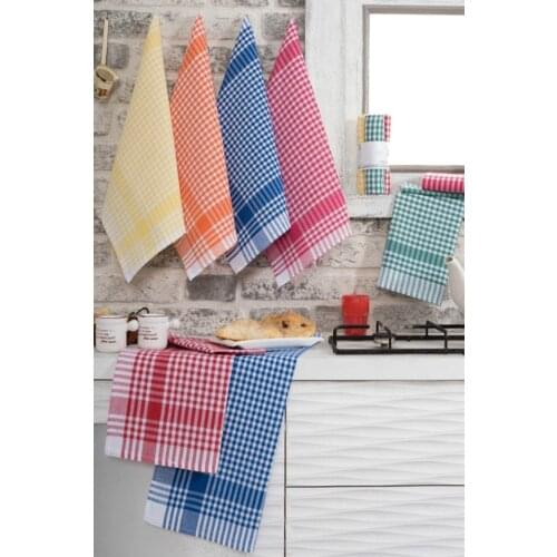 Kitchen Drying Cloth Dish Drying Cloth Cotton Materiel 8 Pieces 8 Colors 50x70cm
