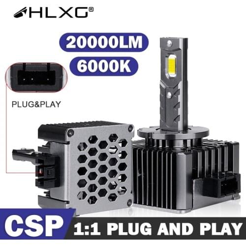HLXG D1S headlight led 90W 20000LM 6000K D3S LED D3R D4S D4R D1R LED D5S D8S D2S D2R LED 12V car Bulb light auto lamp Replace
