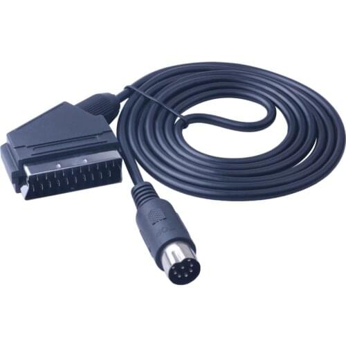 V-pin Scart Cable For Sega Master System RGB AV Scart Replacement Cable For Megadrive 1 Genesis 1 Master System 1