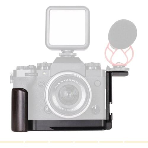 WEPOTO XT4 Grip Metal BracketQuick Release Base Black EbonyHandle Compatible with Fuji XT4(GP-XT4BL)XT4BL)