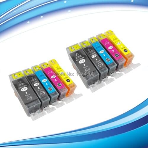 XIMO PGI-125BK CLI-126BK C M Y compatible ink cartridge for PIXMA MG5210/MG6110/IP4810/IX6510/MG 6210/MG 5310/iP 4910 etc