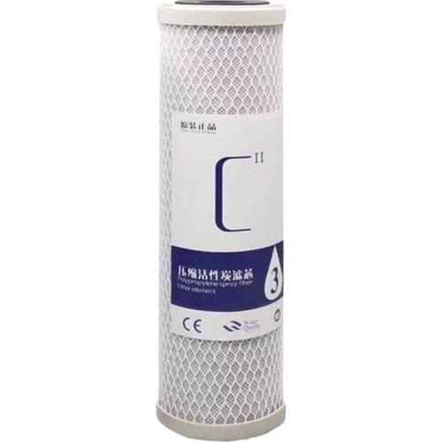YenvQee 10 inch Activated Carbon Cartridge Filter Cartridge CTO Block Replacement The Water Filter Remove The Choline