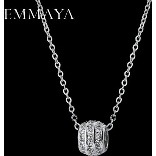 EMMAYA Bling Full Cz Rhinestone Pendants Necklaces Fashion Cheap Women Necklaces Wholesale Price