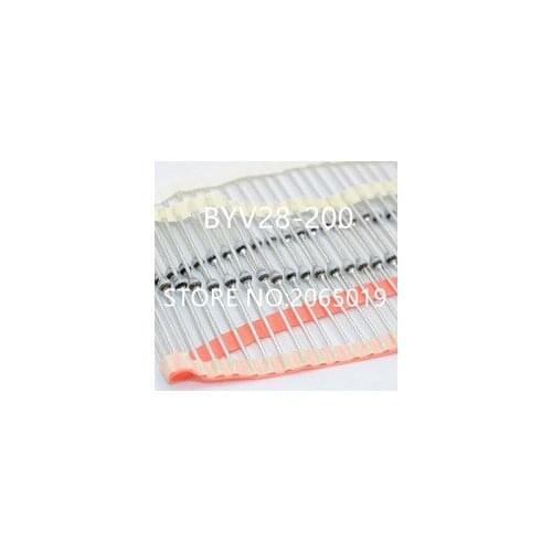 10PCS BYV28-200 BYV28-200V BYV28 200V SOD-64 Fast recovery diode