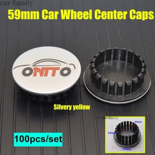 100pcs/set 59mm 5.9cm Auto Car Wheel Center Hub Caps Emblem Badge for Chevrolet Lanos Orlando Captiva Lacetti Aveo Niva Cruze