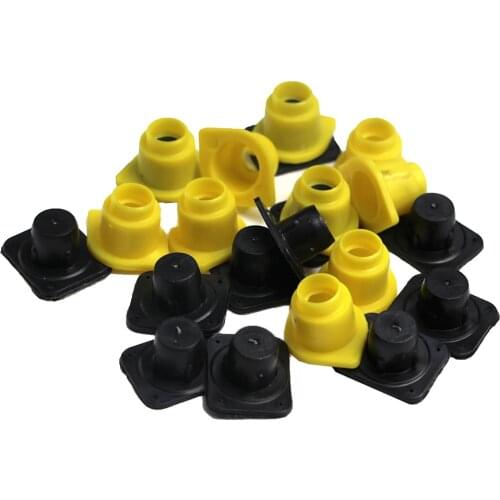 500PCS Professional Beekeeping Queen Bee Cage Base Celular Foundation Rearing Plastic Cell Protective Cover Wholesale Supplies