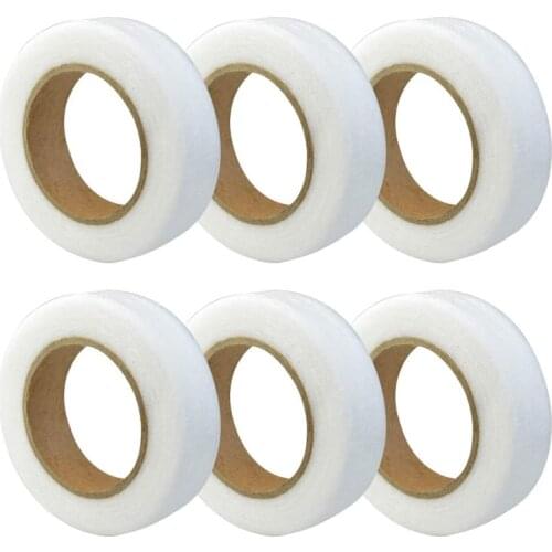 70 yards White Double Sided Sewing Adhesive Tape Cloth Apparel Fusible Interlining Fabric Tape Non-woven Patchwork Interlinings